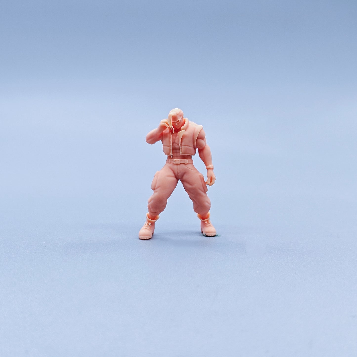 1/64 1/43 Figurines Scale Model Resin Street Fighter Charlie Nash Uncolored Miniatures Diorama Hand-painted C318