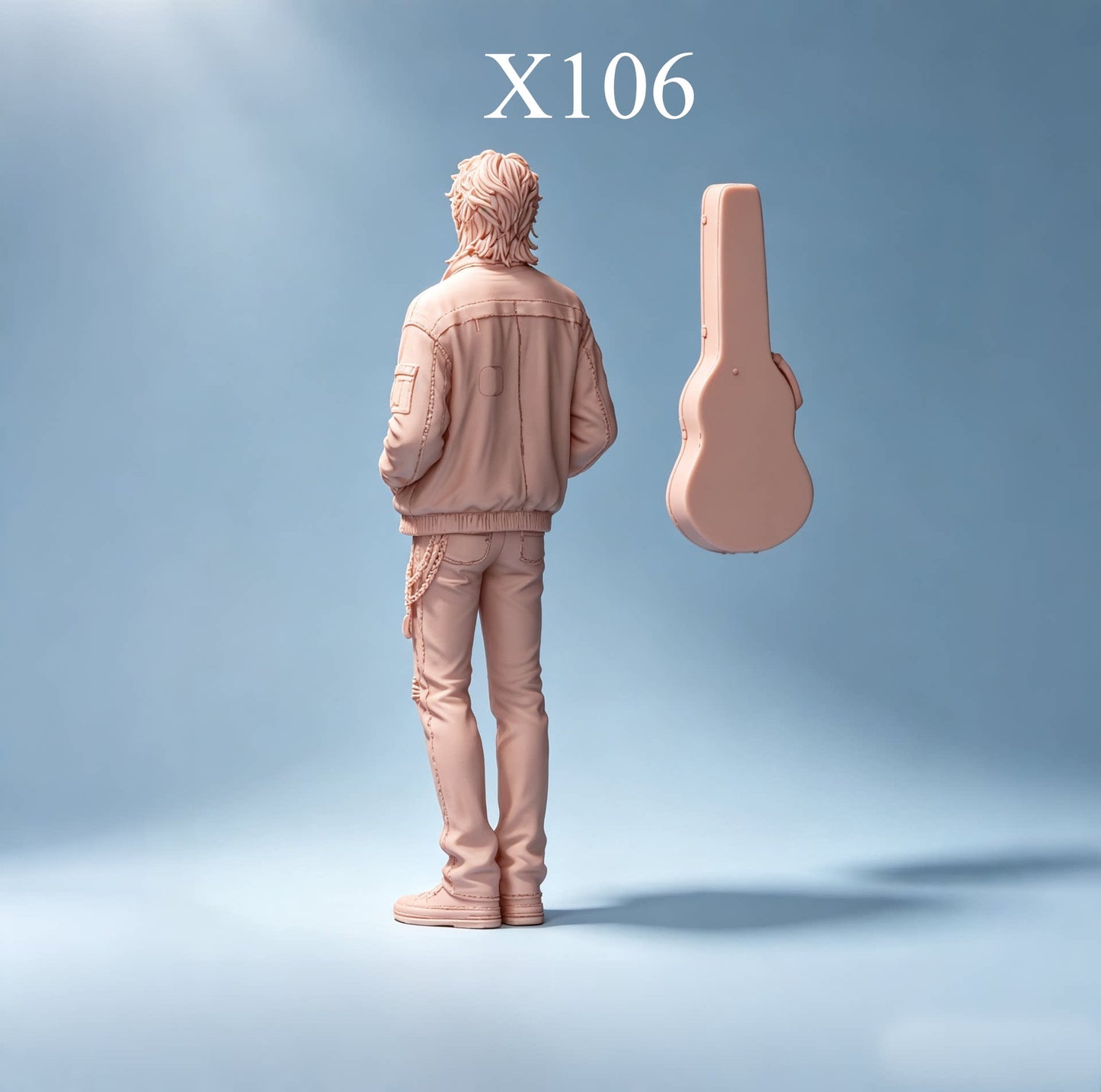 1/64 1/43 Figurines Scale Model Resin Handsome Guitar Player Uncolored Miniatures Diorama Hand-painted X105 X106