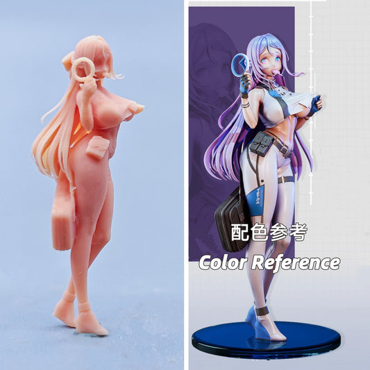 1/64 1/43 Figurines Scale Model Resin Nikki Fukwan Uncolored Miniatures Diorama Hand-painted D508