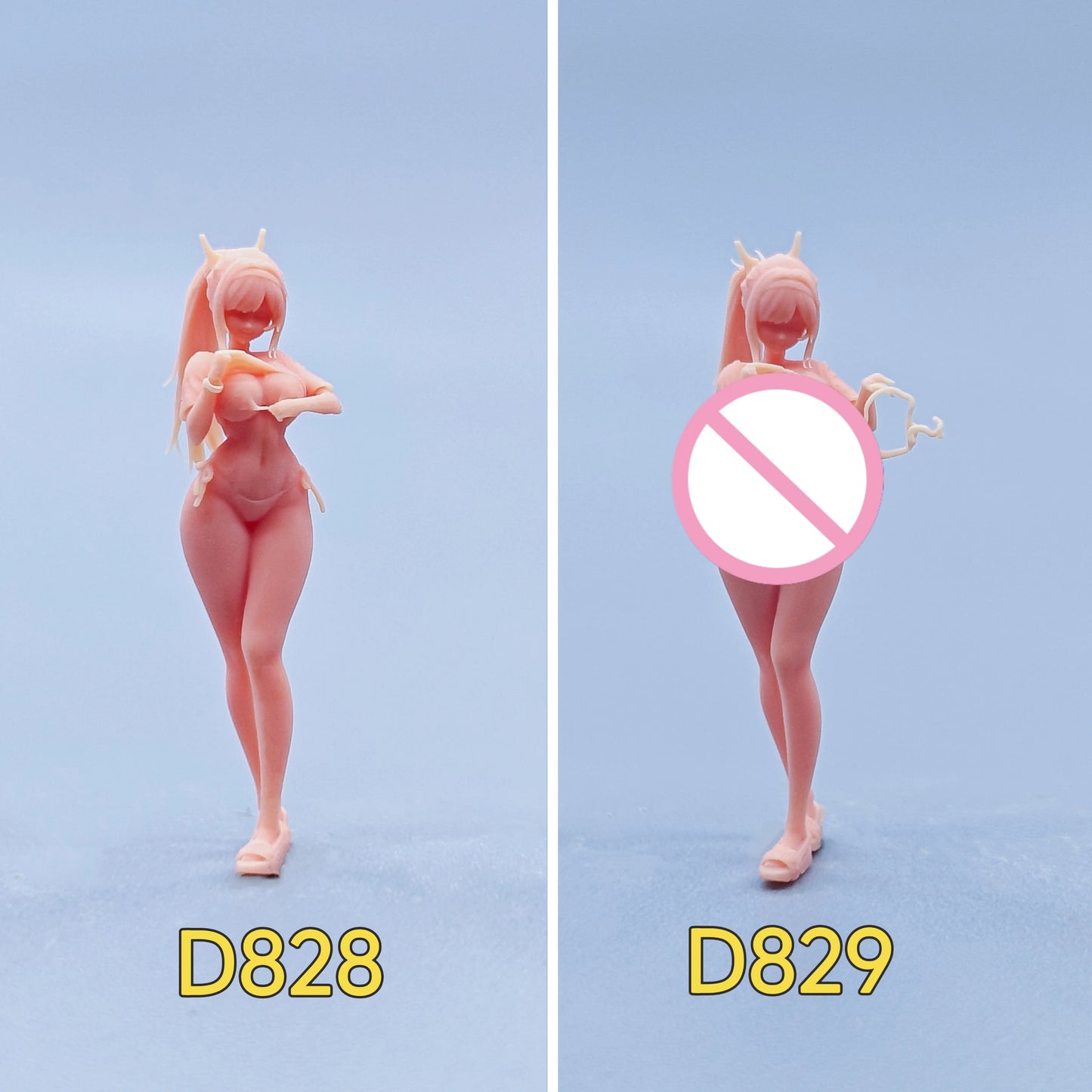 1/64 1/43 Figurines Scale Model Resin Swimming Girl Uncolored Miniatures Diorama Hand-painted D828 D829