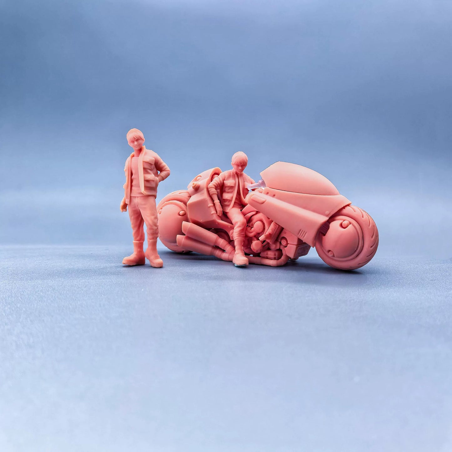 1/64 1/43 Figurines Scale Model Resin AKIRA Moto Uncolored Miniatures Diorama Hand-painted W711