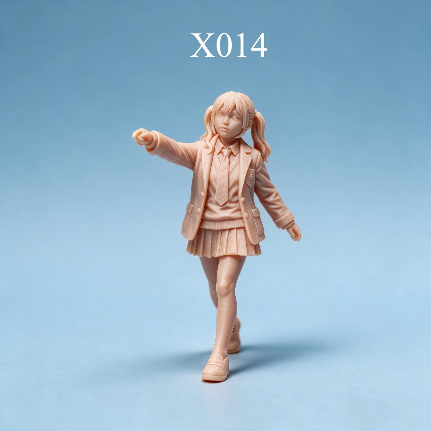 1/64 1/43 Figurines Scale Model Resin Holding Hands with Sisters on The Street Uncolored Miniatures Diorama Hand-painted X013 X014