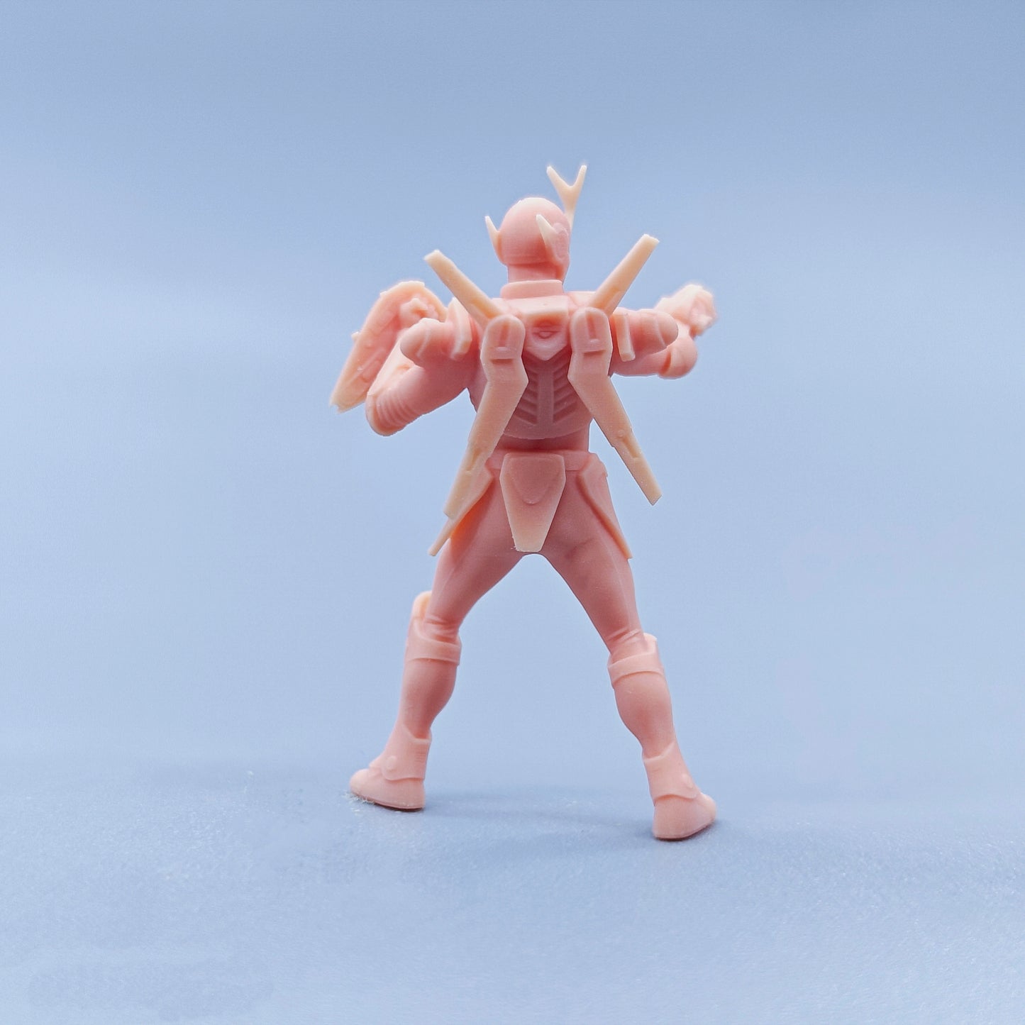 1/64 1/43 Figurines Scale Model Resin Warrior Holding A Shield Uncolored Miniatures Diorama Hand-painted D519