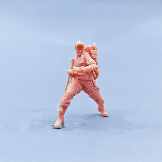1/64 1/43 Figurines Scale Model Resin Ghost Catching Team Ray Uncolored Miniatures Diorama Hand-painted D006