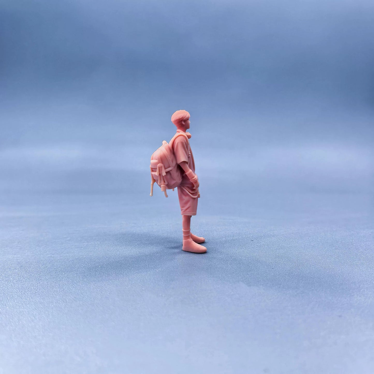 1/64 1/43 Figurines Scale Model Resin Dopamine Sunshine Trendy Male Uncolored Miniatures Diorama Hand-painted W708