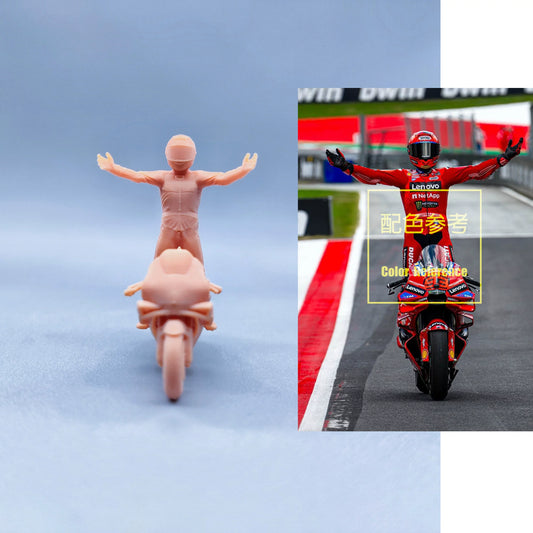 1/64 1/43 Figurines Scale Model ResinStanding Racing Cyclist Uncolored Miniatures Diorama Hand-painted W603