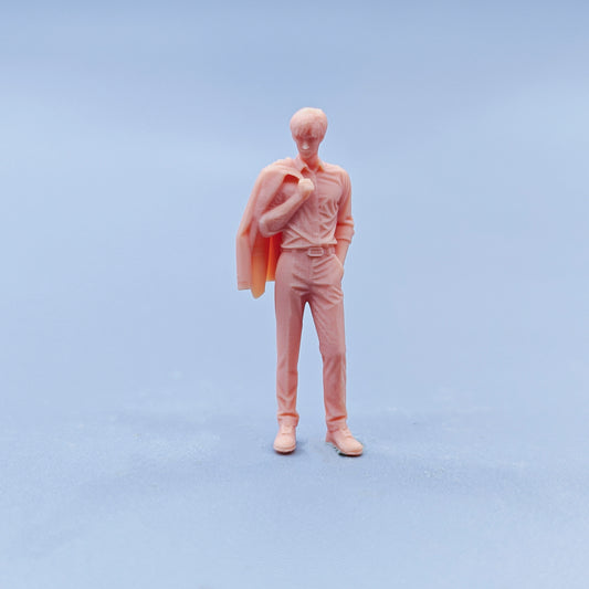1/64 1/43 Figurines Scale Model Resin Takahashi Ryousuke Uncolored Miniatures Diorama Hand-painted D224