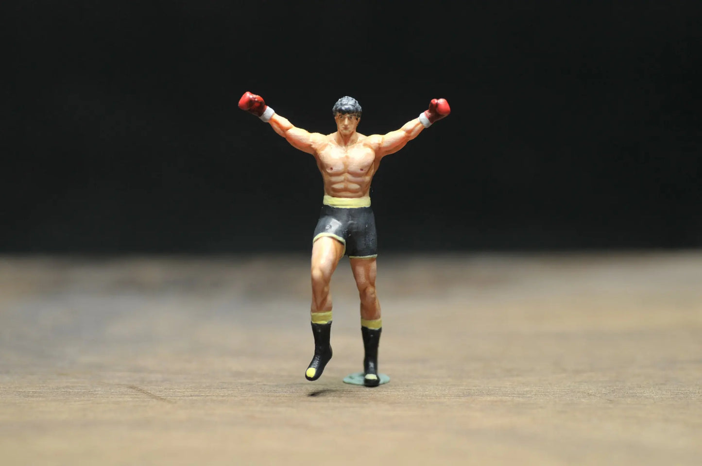 SZ Produced 1/87 1/64 diorama doll Rocky Stallone series car model doll ornament