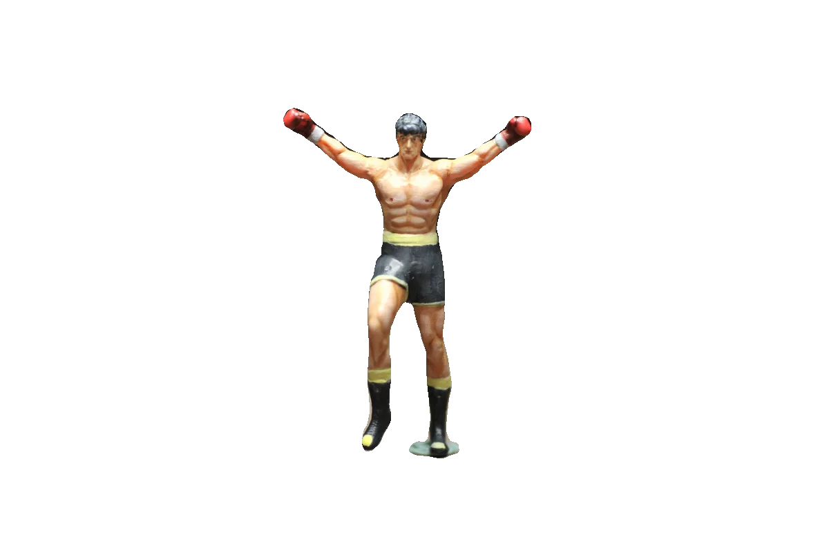 SZ Produced 1/87 1/64 diorama doll Rocky Stallone series car model doll ornament