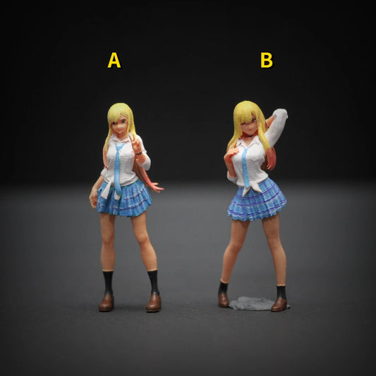 SZ Produced Diorama 1/64 Scale Figurines Model Characters In Hidagawa Haimeng Comics Collection Miniature Hand-painted