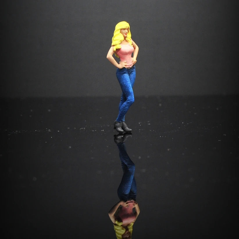 SZ Produced Diorama 1/64 Scale Figurines Model MJ Movie Characters Collection Miniature Hand-painted