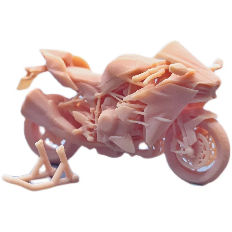 1/64 1/43 Figurines Scale Model Resin Kawasaki H2 Motorcycle Uncolored Miniatures Diorama Hand-painted V321