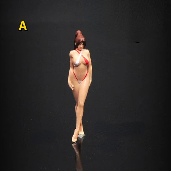 SZ Produced Diorama 1/64 Scale Figurines Model Mai Shiranui Mary Game Character Collection Miniature Hand-painted