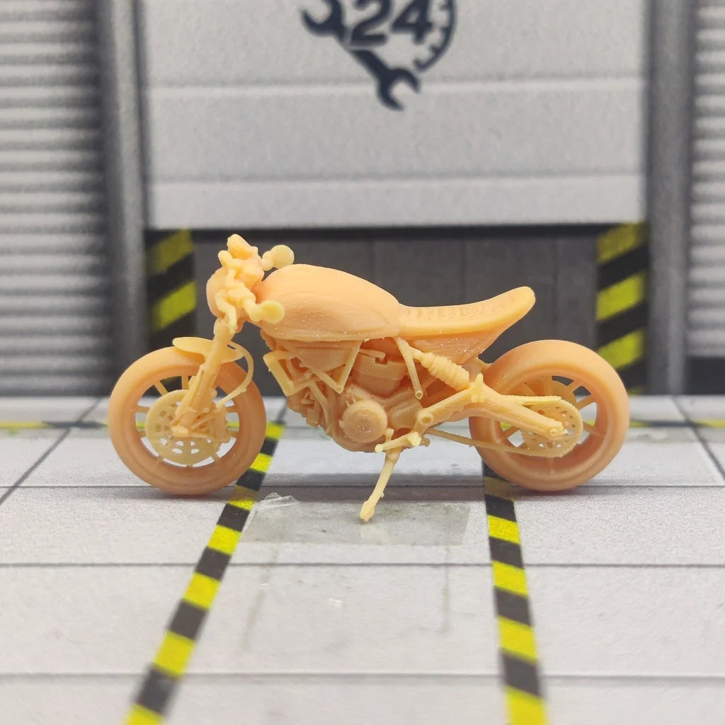 1/64 1/43 Scale Model ResinDucati MotorcycleUncolored Miniature Diorama Hand-painted T226