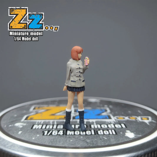 Zz Studio Diorama 1/64 Scale Figurines Model Miki Mogi Natsuki Collection Miniature Hand-painted