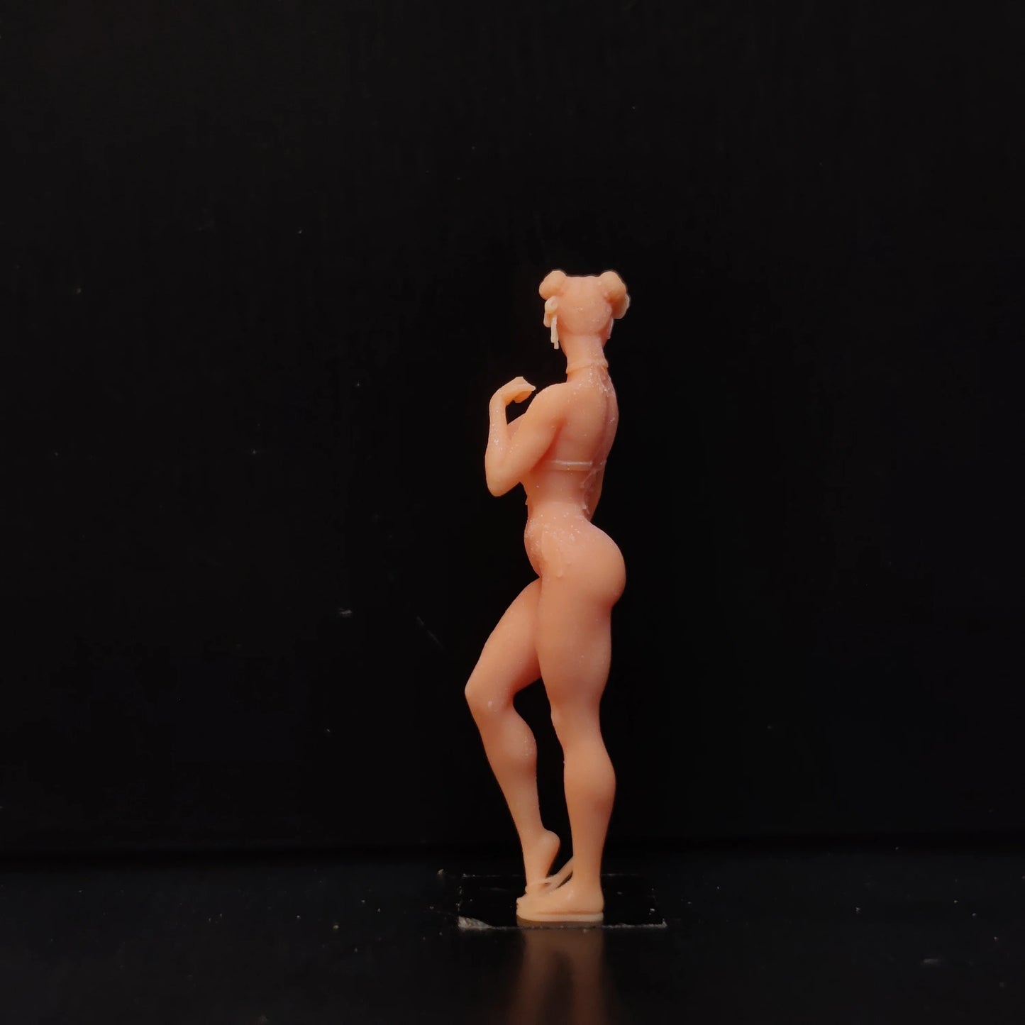 1/64 1/43 Scale Model Resin Chunli Swimsuit Girl Uncolored Miniature Diorama Hand-painted T513