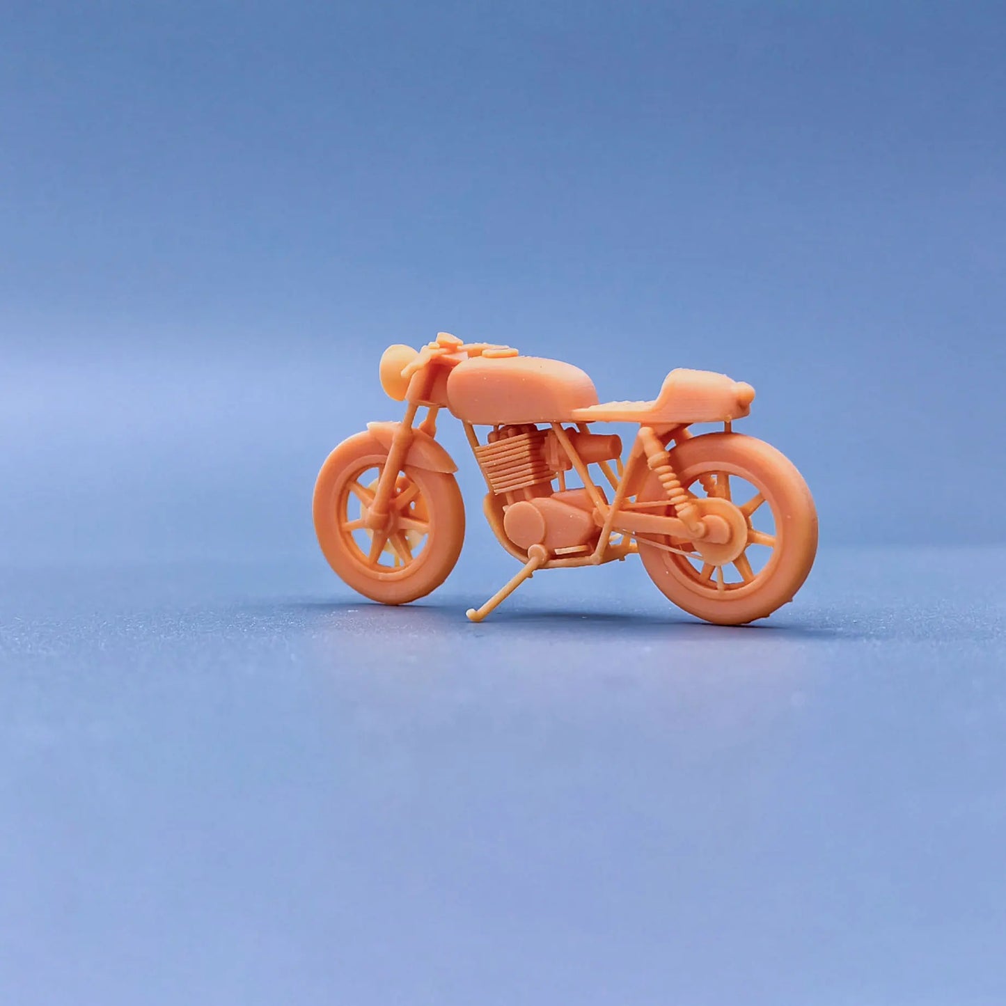 1/64 1/43 Scale Model Resin Said it was a coffee motorcycleUncolored Miniature Diorama Hand-painted S317