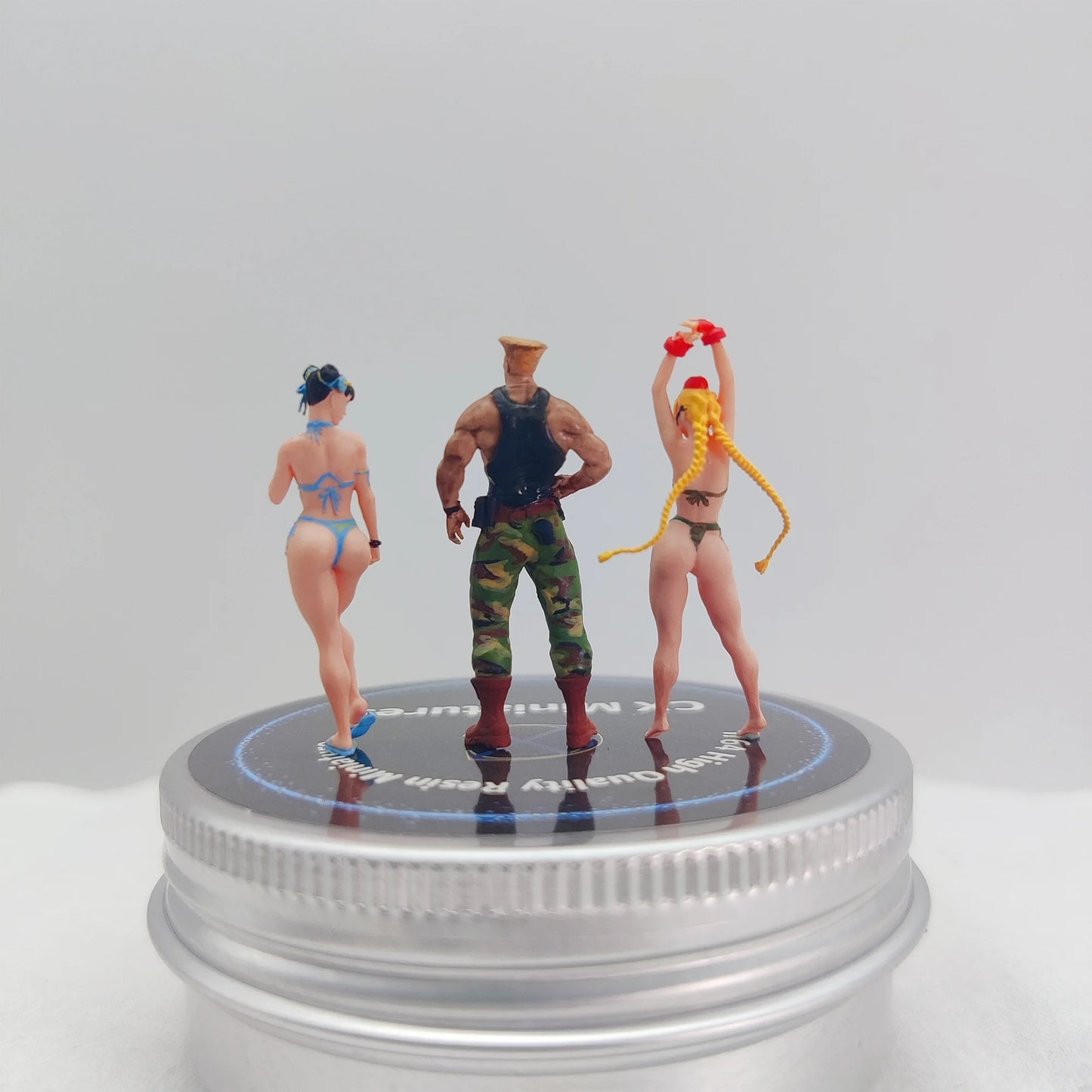 Cx Miniatures 1/64 Figures Street Guile Chun-Li Cammy White Fighter Realistic Characters Series