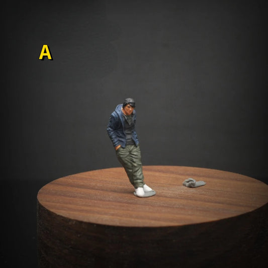SZ Produced Diorama 1/64 Scale Figurines Model Johnson Film Characters Collection Miniature Hand-painted