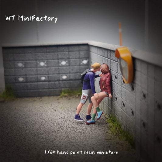 WT Minifactory Diorama 1/64 Scale Figurines Model Intimate Men and Women Collection Miniature Hand-painted