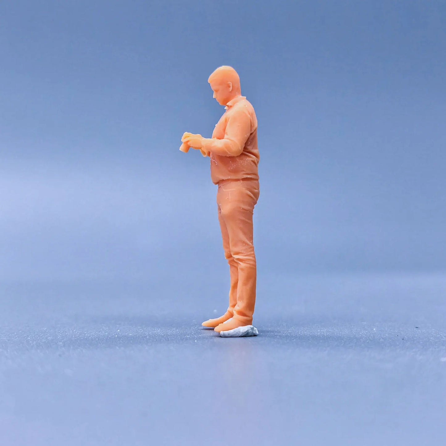 1/64 1/43 Figurines Scale Model Resin Checklist Reverse Male Uncolored Miniatures Diorama Hand-painted S206