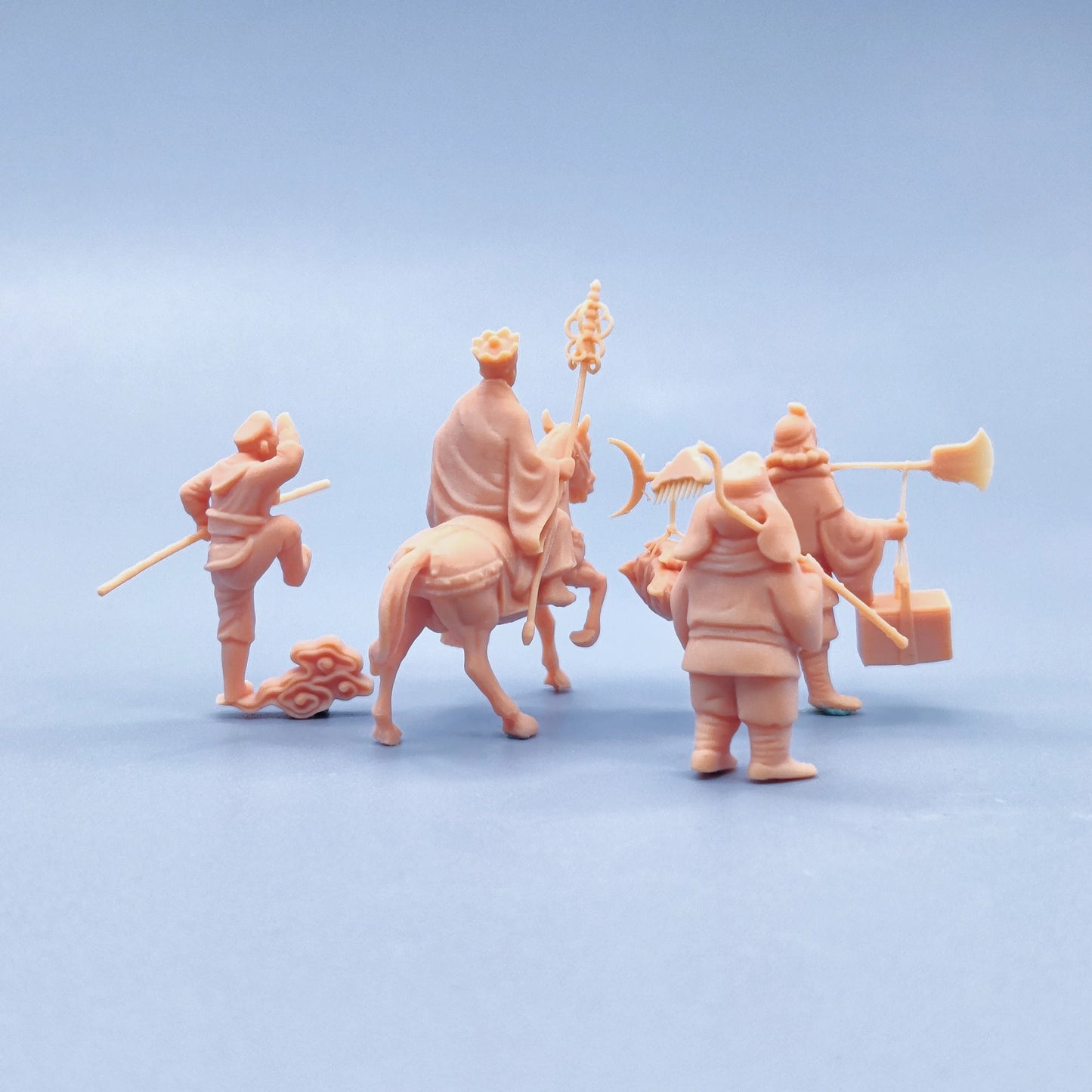 1/64 1/43 Figurines Scale Model Resin Characters in Journey To The West Uncolored Miniatures Diorama Hand-painted V432 V435