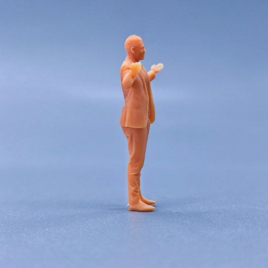 1/64 1/43 Figurines Scale Model Resin Hands Cheering Male Uncolored Miniatures Diorama Hand-painted L207