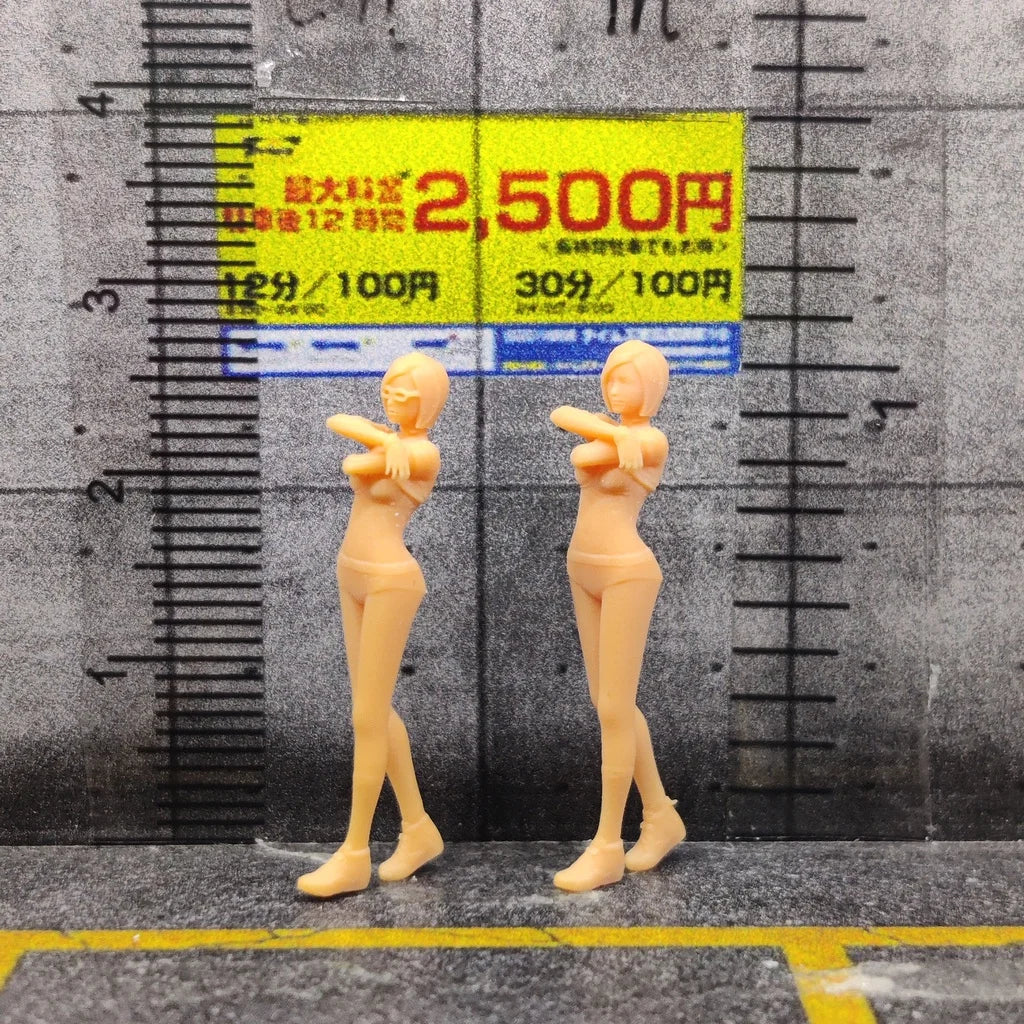 1/64 1/43 Scale Model Resin A StripperUncolored Miniature Diorama Hand-painted S719