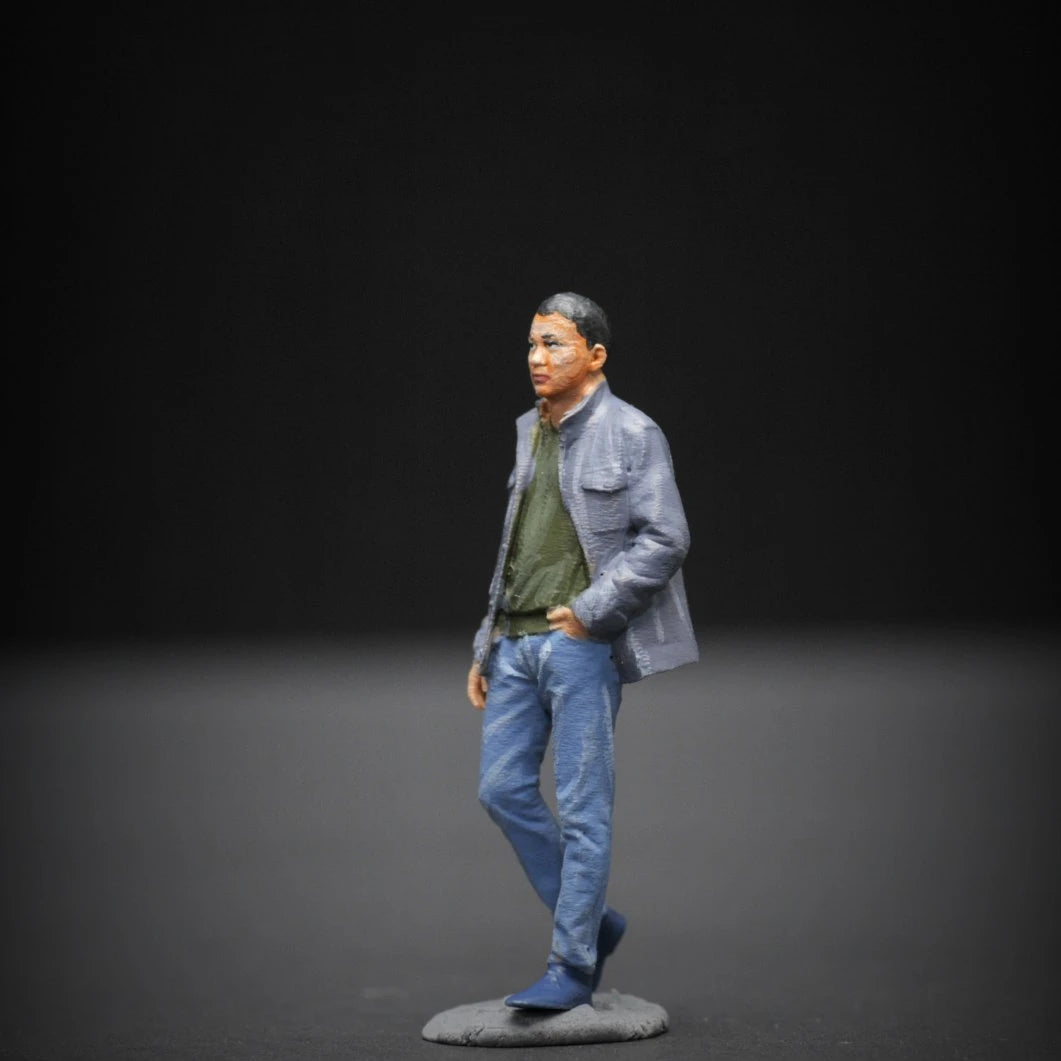 SZ Produced Diorama 1/64 Scale Figurines Model Ren Dahua Celebrity Collection Miniature Hand-painted