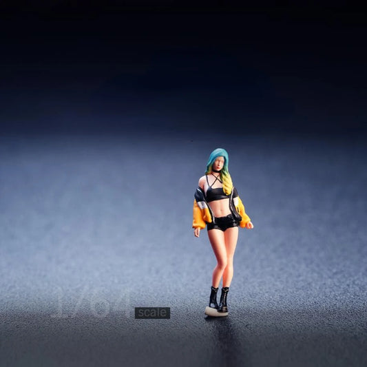 SZ Produced Diorama 1/64 Scale Figurines Model Stripping Beauty Collection Miniature Hand-painted