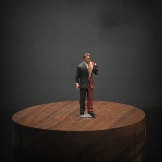 SZ Produced Diorama 1/64 Scale Figurines Model Half Face Movie Characters Collection Miniature Hand-painted