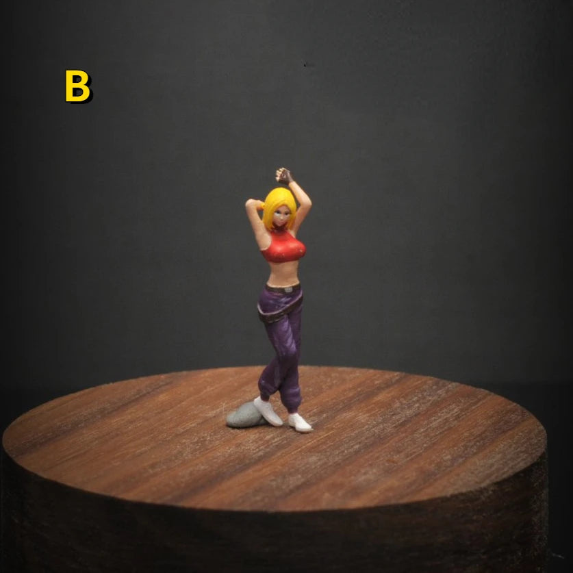 SZ Produced Diorama 1/64 Scale Figurines Model Mai Shiranui Mary Game Character Collection Miniature Hand-painted