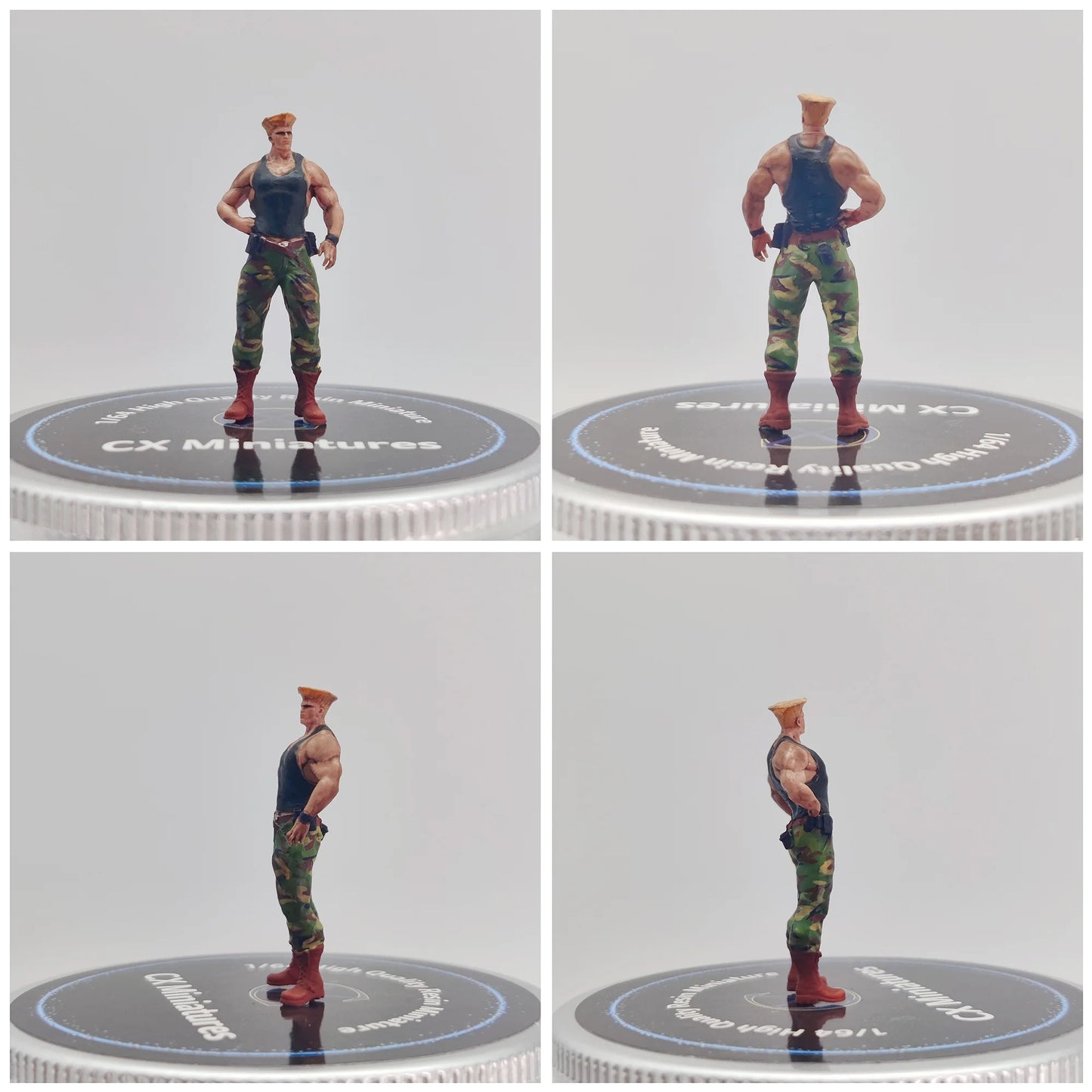 Cx Miniatures 1/64 Figures Street Guile Chun-Li Cammy White Fighter Realistic Characters Series