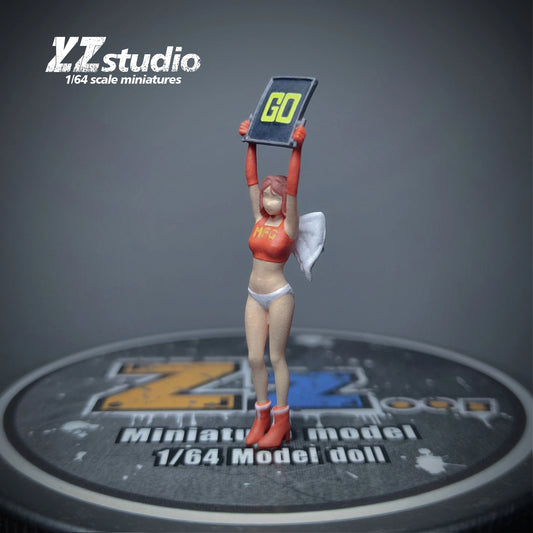 Zz Studio Diorama 1/64 Scale Figurines Model MFG Saionji Ren Collection Miniature Hand-painted