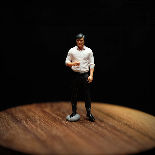 SZ Produced Diorama 1/64 Scale Figurines Model Chow Yun-fat Collection Miniature Hand-painted