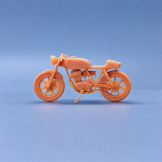 1/64 1/43 Scale Model Resin Said it was a coffee motorcycleUncolored Miniature Diorama Hand-painted S317