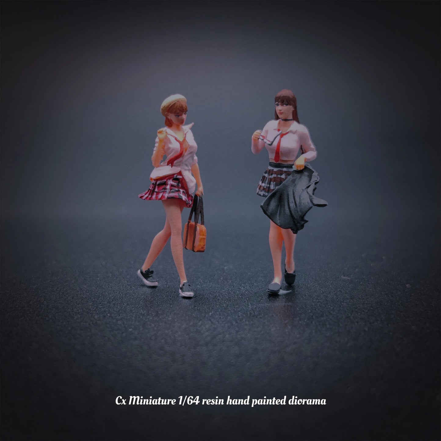 Cx Miniature Diorama 1/64 Scale Figurines Model Realistic Portrayal of JK Dress Duo Collection Miniature Hand-painted