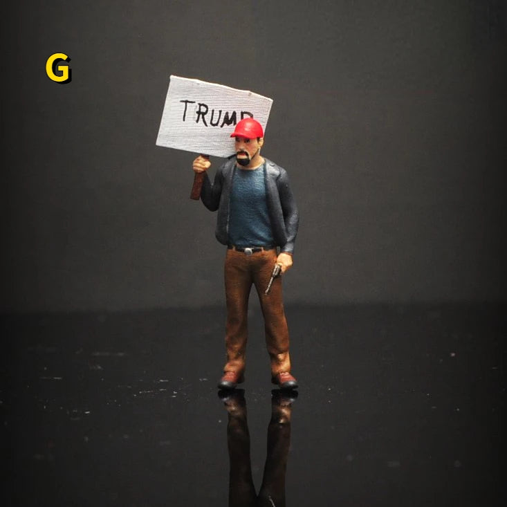 SZ Produced Diorama 1/64 Scale Figurines Model Meidi's Internet Celebrity Collection Miniature Hand-painted