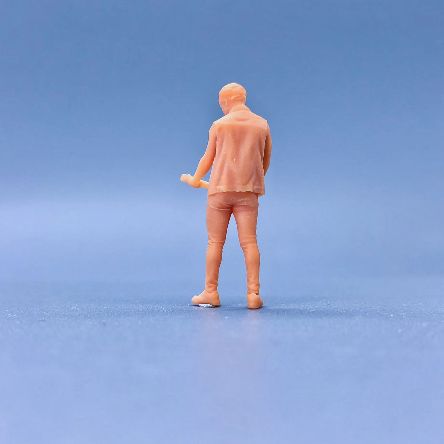 1/64 1/43 Scale Model Resin The Boy Who Looks Down At The StickUncolored Miniature Diorama Hand-painted S514