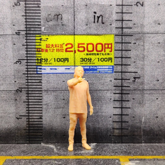 1/64 1/43 Scale Model Resin A Man Who Likes YouUncolored Miniature Diorama Hand-painted S616