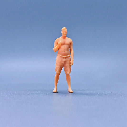 1/64 1/43 Scale Model Resin Middle Finger Male TattooUncolored Miniature Diorama Hand-painted S302