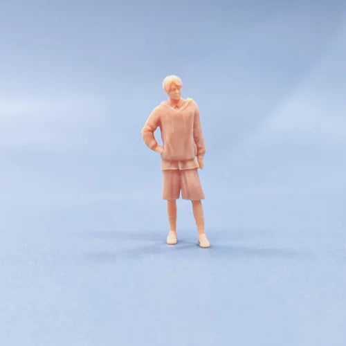 1/64 1/43 Figurines Scale Model Resin Artificial Person Number 207 Uncolored Miniatures Diorama Hand-painted  V001 V015