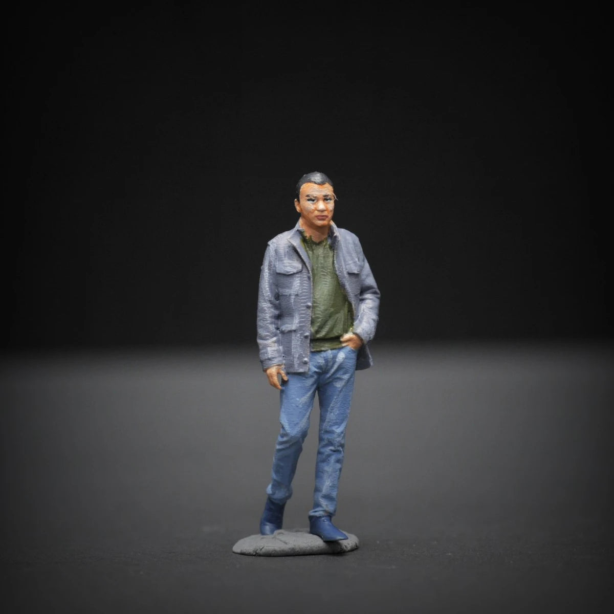 SZ Produced Diorama 1/64 Scale Figurines Model Ren Dahua Celebrity Collection Miniature Hand-painted
