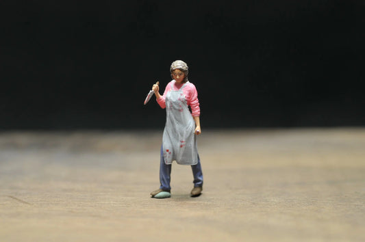 SZ Produced 1/64 diorama doll femme fatale series car model doll ornament