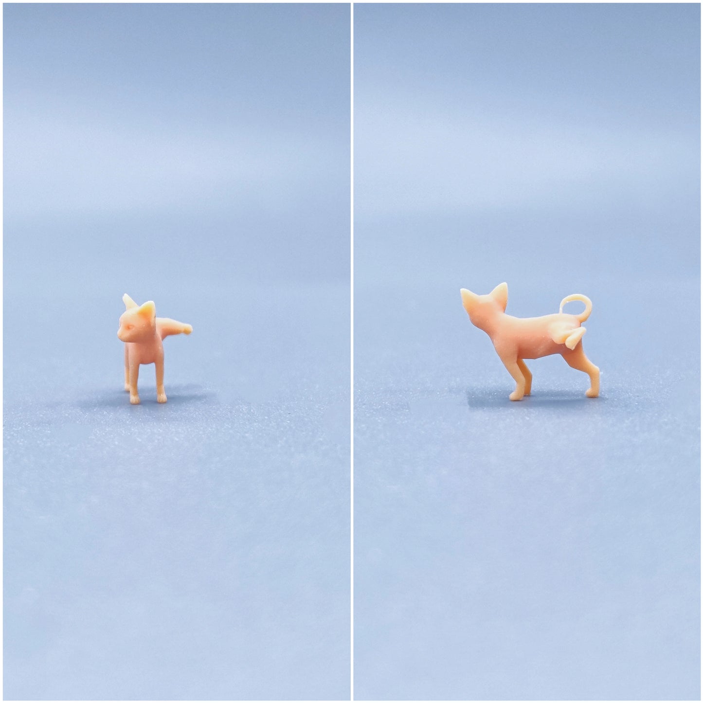 1/64 1/43 Figurines Scale Model Resin  Pet Dog Uncolored Miniatures Diorama Hand-painted  V534