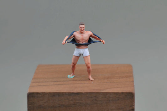 SZ Produced 1/64 diorama minifigure philosophy billy hellington king series car model doll ornament