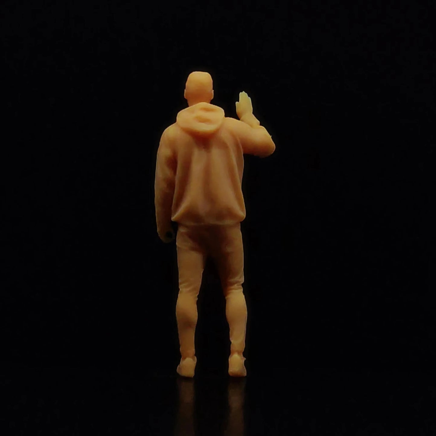 1/64 1/43 Scale Model ResinGreet The Man with A Bright SmileUncolored Miniature Diorama Hand-painted T503