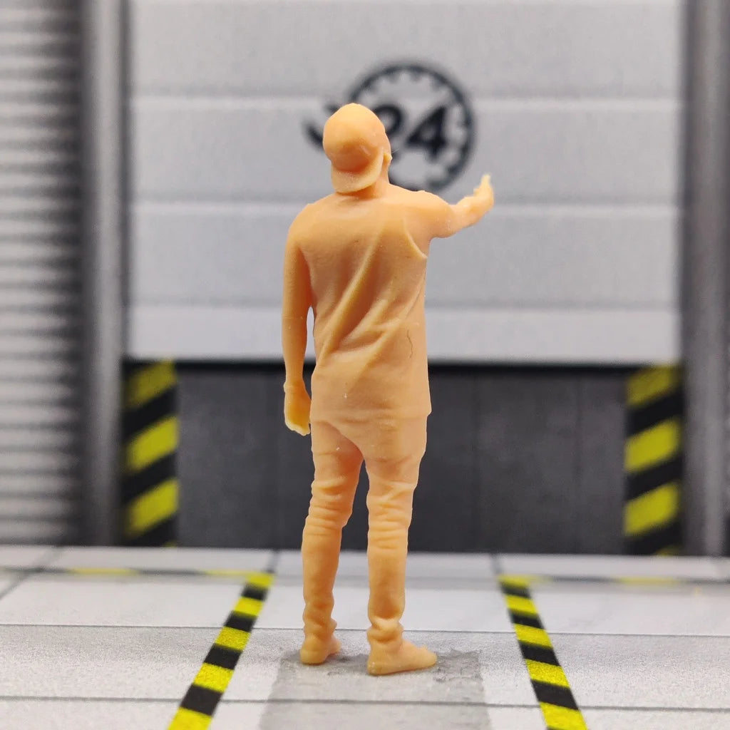 1/64 1/43 Scale Model Resin A Man Who Likes YouUncolored Miniature Diorama Hand-painted S616