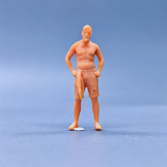 1/64 1/43 Scale Model ResinShirtless Crotch Tattooed Male Uncolored Miniature Diorama Hand-painted S220