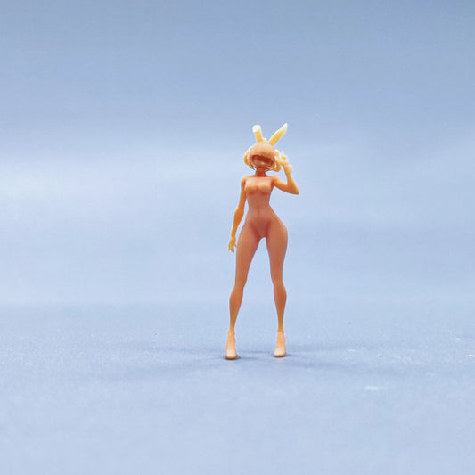 1/64 1/43 Figurines Scale Model Resin Playboy Bunny Uncolored Miniatures Diorama Hand-painted S937